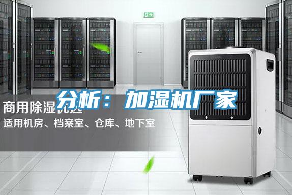 分析：加湿机厂家
