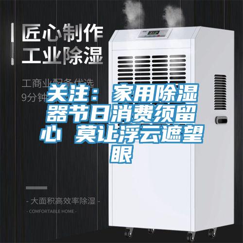 关注：家用除湿器节日消费须留心 莫让浮云遮望眼