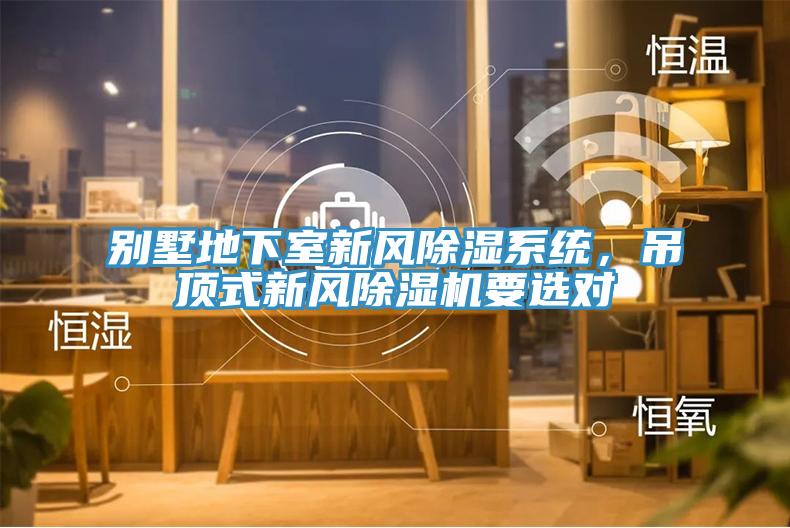 别墅地下室新风除湿系统，吊顶式新风抖音成人版下载要选对