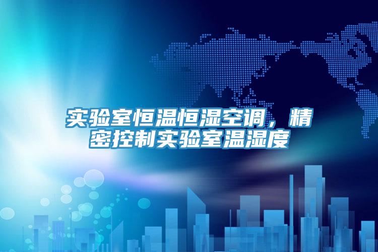 实验室恒温恒湿空调，精密控制实验室温湿度