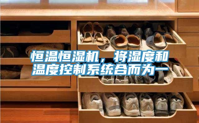 恒温恒湿机，将湿度和温度控制系统合而为一