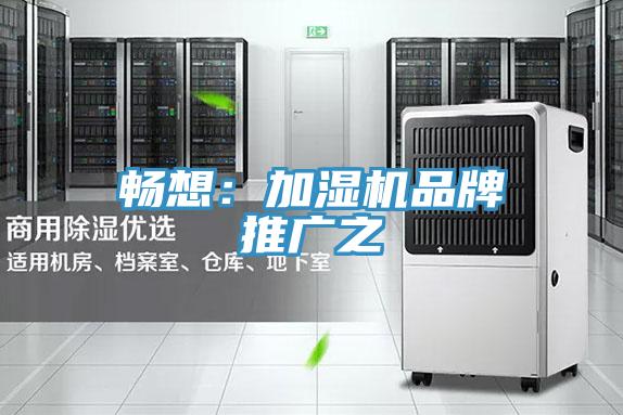 畅想：加湿机品牌推广之