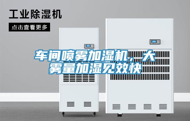 车间喷雾加湿机，大雾量加湿见效快