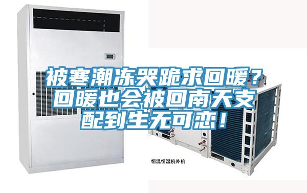 被寒潮冻哭跪求回暖？回暖也会被回南天支配到生无可恋！