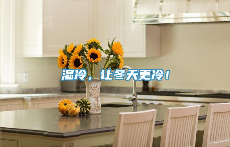 湿冷，让冬天更冷！