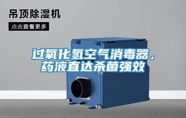 过氧化氢空气消毒器，药液直达杀菌强效