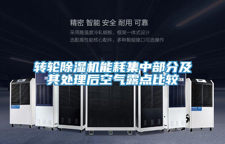 转轮抖音成人版下载能耗集中部分及其处理后空气露点比较