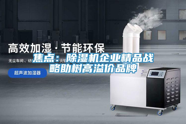 焦点：抖音成人版下载企业精品战略助树高溢价品牌