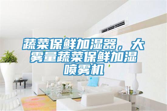 蔬菜保鲜加湿器，大雾量蔬菜保鲜加湿喷雾机