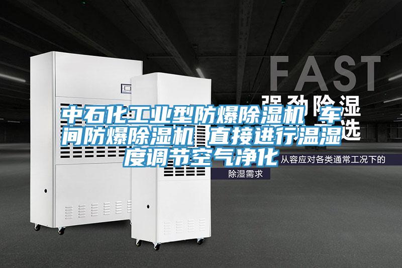 中石化工业型防爆抖音成人版下载 车间防爆抖音成人版下载 直接进行温湿度调节空气净化