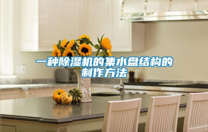 一种抖音成人版下载的集水盘结构的制作方法