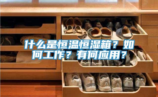 什么是恒温恒湿箱？如何工作？有何应用？