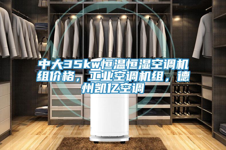 中大35kw恒温恒湿空调机组价格，工业空调机组，德州凯亿空调