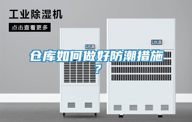 仓库如何做好防潮措施？