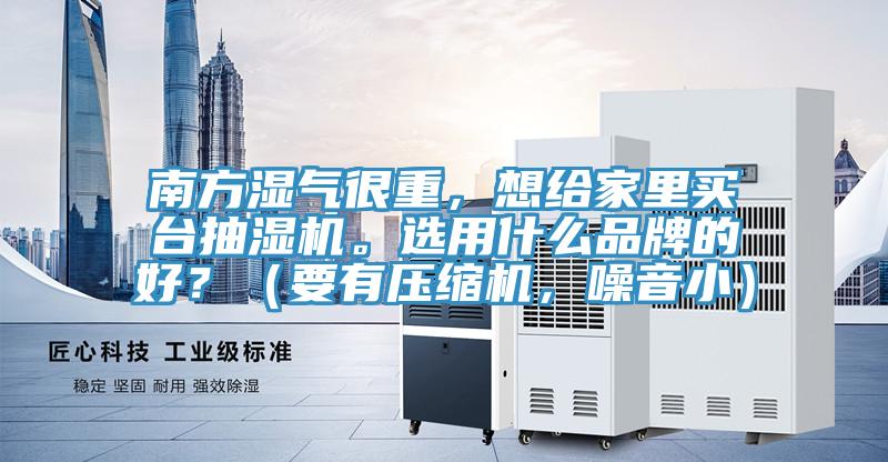 南方湿气很重，想给家里买台抽湿机。选用什么品牌的好？（要有压缩机，噪音小）