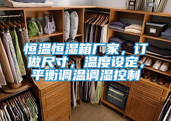 恒温恒湿箱厂家，订做尺寸，温度设定，平衡调温调湿控制