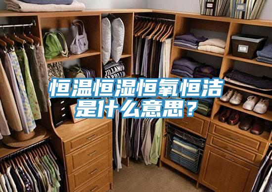 恒温恒湿恒氧恒洁是什么意思？