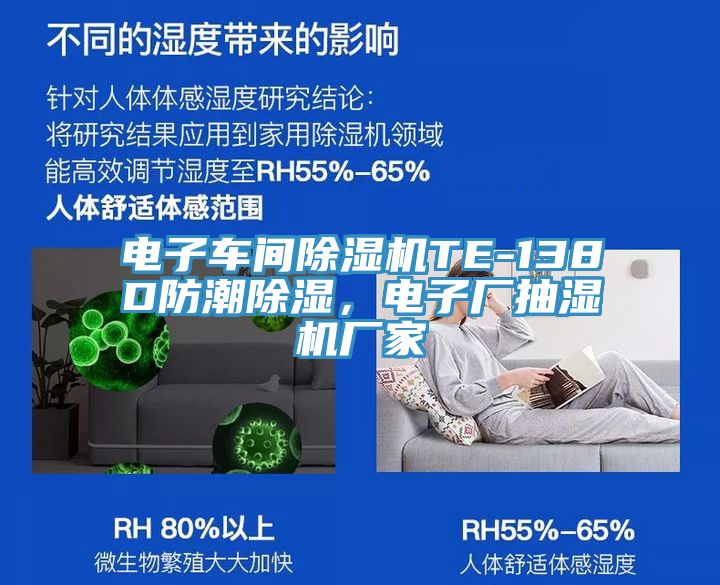 电子车间抖音成人版下载TE-138D防潮除湿，电子厂抽湿机厂家